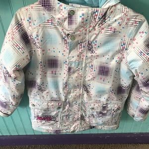 Four square winter ski coat